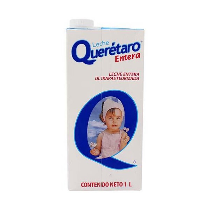 Leche entera "Querétaro" de 1 Lt.