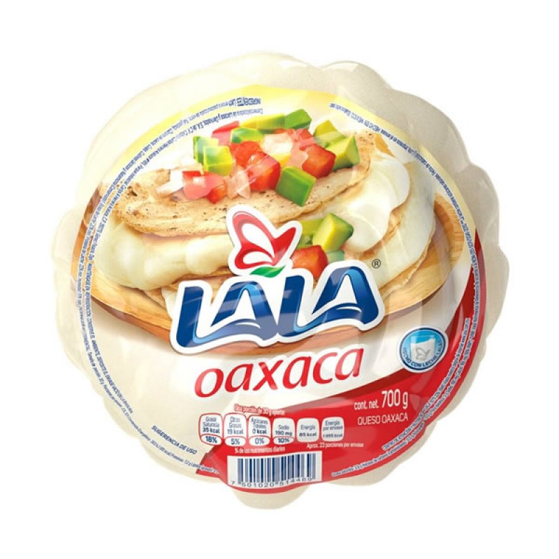 Queso Oaxaca "Lala" de 700 gr.